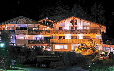 View from out hous on the Sassolungo